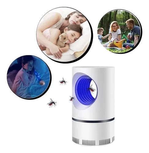 Lampara LED Atrapa Mosquitos USB