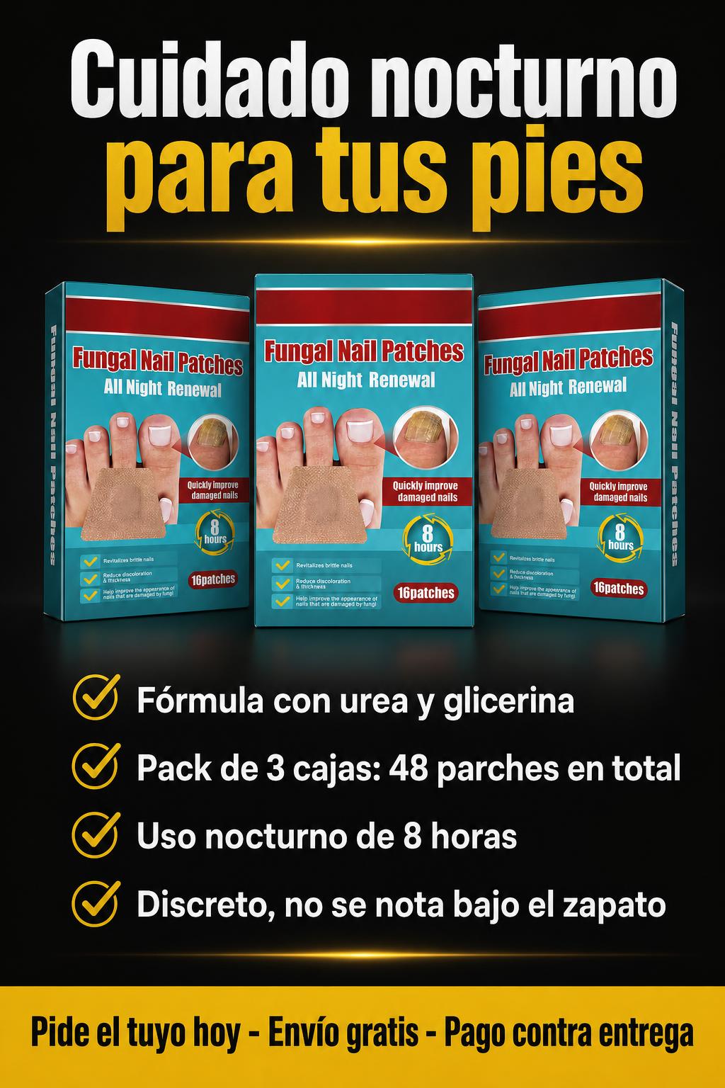 Parches Antihongos para Uñas de Pies